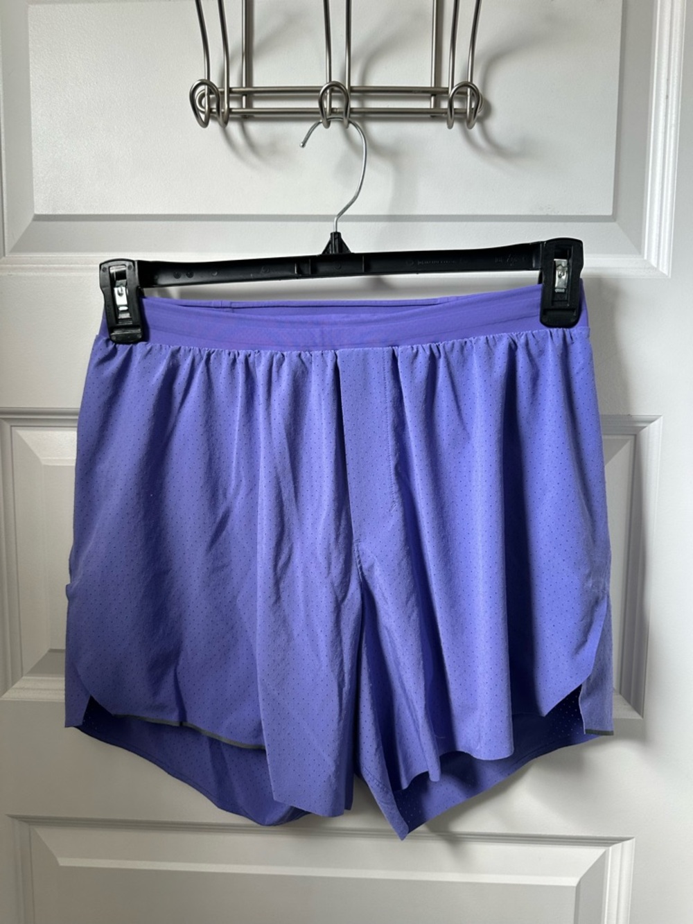 lululemon athletica Perforated Lavender Athletic Shorts